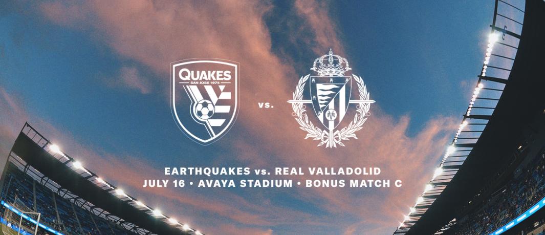 Earthquakes to Face La Liga Side Real Valladolid on July 16