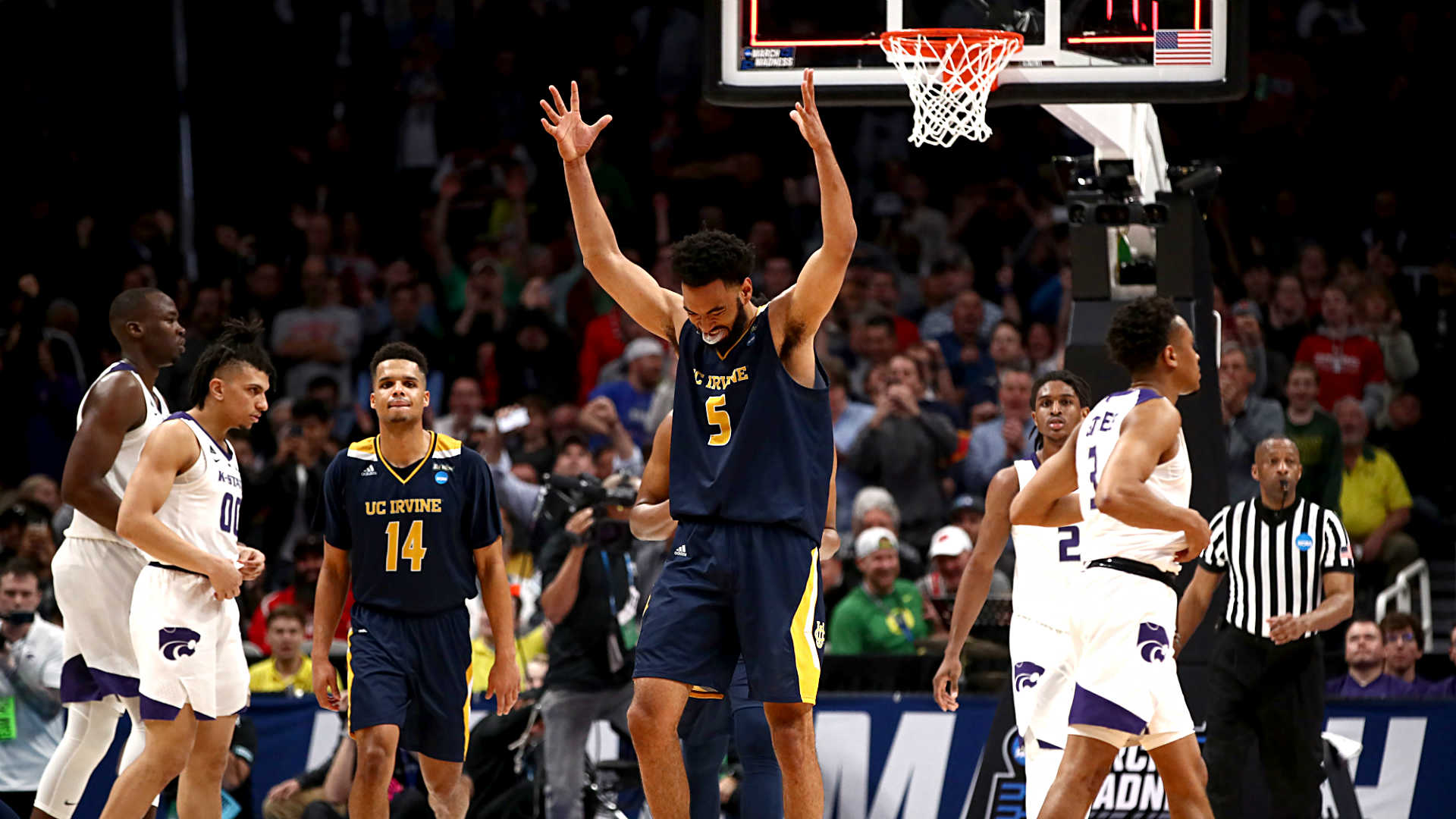 SAP Center: NCAA Tournament: With Swagger On and Off Court, UC Irvine Stuns No. 4 Seed Kansas State