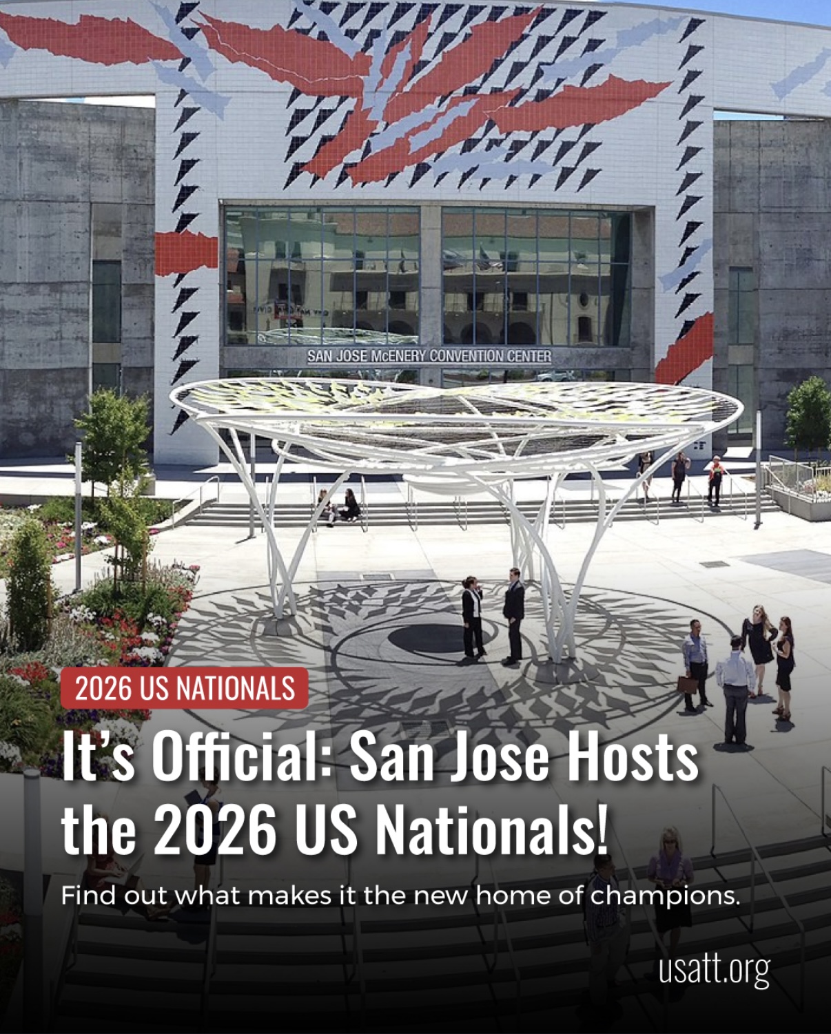 SAN JOSE TO HOST THE U.S. TABLE TENNIS NATIONALS IN 2026